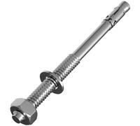 5x Lumonic Ancre lourde M16x215mm | ancrage à clavette de haute qualité galvanisé | Montage traversant, IMMÉDIATEMENT RÉSILIENT | Ancrage dans le béton,