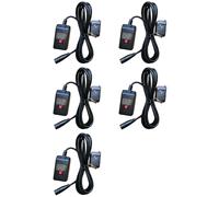 5X Machine à Fumée et à Brouillard avec Télécommande Filaire et Récepteur pour Brumisateur à Effets de Scène 400 W 900 W 1500 W
