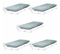 5X MAHLE / KNECHT Filtre À Air LX 3279