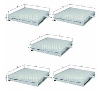 5X MAHLE KNECHT Filtres D'Intérieur Filtres À Pollen LA 19 Pour VW Jetta II