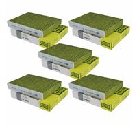 5x MANN-FILTER Biofonctionnelles Filtre d'habitacle pour PF allergique 2433