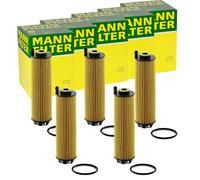 5X MANN-FILTER HU 6028 D'OL FILTER AVEC JOINT FILTRE INSERT 5 PIÈCES