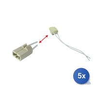 5X Maurer Lampe En Céramique Avec Douille G9