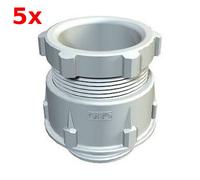 5x OBO Presse-étoupe M63x1,5 Ral 7035 Gris 106M63PS/106 M63 Ps M63