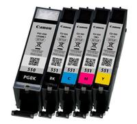 Canon Multipack de 6 cartouches d'encre PGI-550/CLI-551 PGBK/C/M/Y/BK/GY
