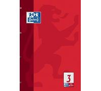 5x OXFORD 100050342 Lineatur 3 bloc de travail DIN A4 50 feuilles