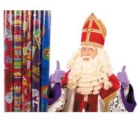 5x papier cadeau Sinterklaas - 70x300 cm.