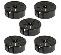 5x passe fil universel 19mm câble 3.2-12.7mm rond encastrable bureau mural tube clips