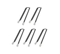 5X Passe Porte/Fenêtre à Travers Le Câble Coaxial RF Plat SO239 UHF Femelle à UHF Femelle 50 Ohm RF Coax Pigtail Rallonge