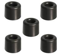5x Pied de meuble plastique noir 20 x 23mm butoir porte arrêt tampon