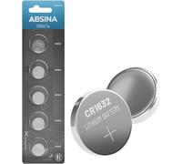 5X Pile CR1632 3V - Piles 1632 Anti-Fuite & Longue durée - Pile 1632 pour e Voiture, Montre & Plus - Piles CR1632 Bouton, Pile 3V, Pile Ronde 3V, Pile Plate, lot Pile Bouton