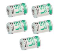 5X Pile Lithium 3,6V LS 14250 - 1/2 AA - LS14250 Li-SOCl2