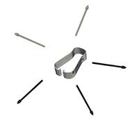 5X Pointes de Remplacement pour Samsung Galaxy S22 Ultra 5G SM-S908B S908B/DS S908U U W N S9080 S908E/DS 6.8inch Écran Tactile Stylet S Pen Tips + Outil 3 Black 2 Gray