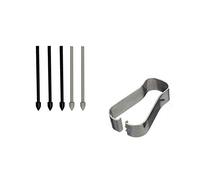 5X Pointes pour Samsung Galaxy S21 Ultra 5G EJ-PG998 SM-G998B G998B/DS G998U G998U1 G998W G998N G9980 6.8inch Écran Tactile Pointes de Remplacement du Stylet S Pen 3 Black 2 Gray