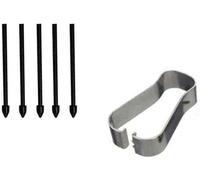 5X Pointes Pour Samsung Galaxy Tab S10 Ultra/Tab S10+ Plus 2024 Écran Tactile Pointes De Remplacement Du Stylet S Pen 5 Black