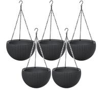 5x Pots Suspendus pour Plantes Keter 35 cm