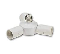 5x prise"Triple", adaptateur triple, 3x prise E27