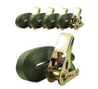 5X Professionnel Sangle À Cliquet Sangle De Tension 1Pièce 6M 0,8T 800KG TÜV/GS