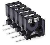 5x Ruban Compatible avec Dymo Rhino 18488 Industriel en Nylon