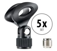 5x Set de Clip Pince pour Support Stand Trepied Microphone Neoprene Antiglisse