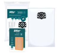 5x Sillar sac plastique + filtre pour aspirateur Karcher - remplacement pour 2.863-006.0, 2.863-005.0