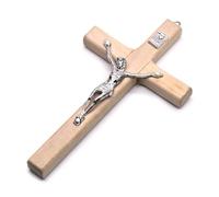 5x Statue En Bois De Jésus Christ, Croix De Détresse, Pendentif Crucifix, Prière Religieuse