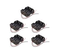 5X Support/Boite/Boitier de Batterie Noir Pouvoir Contenir 8 Piles AA (12v en Tout)