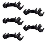 Support de Fixation de Gaine Triple pour Frein ou Dérailleur Universel, Lot de 5, Noir