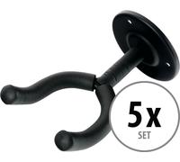 5x Support Mural Guitare Basse Banjo Universel Ajustable Rembourrage Robuste Set