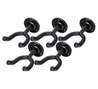 5x Support Mural Guitare Basse Banjo Universel Ajustable Rembourrage Robuste Set
