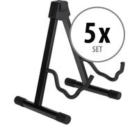 5x Support Stand Universel pour Guitare Basse Acoustique Électrique Pliable Noir