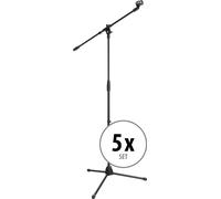 5x Support Trepied Monture Potence a Microphone Studio Scene Hauteur Ajustable