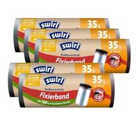 5x Swirl Fixierband Müllbeutel 35L (10 stk./Rolle)