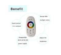 5X Télécommande RF LED 2.4GHz Sans Fil RF Tactile LED Contrôleur de Gradateur Rvb pour 5050 3528 RGB LED Bande Lumineuse 12V/24V