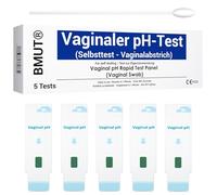 5x Test de PH Vaginal à Domicile - Test PH Ecouvillon Vaginal - Élaboration Rapide - Soins de Grossesse - Contrôle de l'Environnement Vaginal - Vaginose Bactérienne - Infections Bactériennes