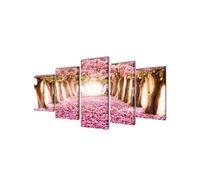 Set De Toiles Murales Imprimées Cerisiers En Fleurs 100 X 50 Cm