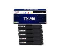 - 5x Toners compatibles avec Brother TN910 (TN-910BK) pour Brother HL-L9310CDW, HL-L9310CDWT, HL-L9310CDWTT, MFC-L9570CDWT - Noir