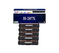 T3AZUR - 5x Toners compatibles avec HP W2210X W2211X W2212X W2213X avec puce Multicolore