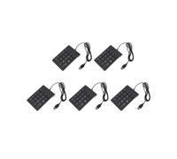 5X USB Filaire Pavé NuméRique Pavé NuméRique 18 Touches Clavier NuméRique pour Comptabilité Teller Ordinateur Portable Windows Android Notebook