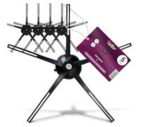 5x Vellto Brosse Latérale Compatible Avec Xiaomi Roborock S7 S6 S5 Max S60 S65 Pure Maxv S70 S75 E4 E5 Q7 S7+ Plus Ultra Noir Pour Carrelage Parquet Pièce De Rechange