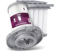 5x Vellto Filtre Aspirateur Compatible avec Tefal Adapté à Rowenta X-Force 8.60 RH9611WO Allergy Animal Kit Aqua X-Pert 6.60 Essential Combo 2en1 HEPA Rechange Accessoire