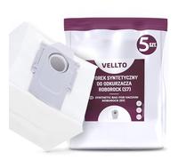 5x Vellto Sac Aspirateur Compatibles avec Xiaomi Roborock S8+/S8 Pro Ultra/S7 MaxV Ultra/Q7 Max+/Q8 Max+/Q5 Pro+/Q5 Max+ Q10 X5+/S5+ Q7 M5+/L5+ Sacs de Rechange Poussière Filtres