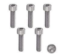 5x VIS CHC M6 (BTR) ACIER INOXYDABLE A2 NORME DIN 912 RVS EMPREINTE 6 PANS CREUX (M6x12)