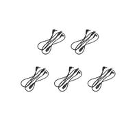 5X Vitoos Cable de Fil En Cuivre A 3 Voies Cable de Topologie D'Alimentation pour Le Guitare Adaptateur de Separateur Noir