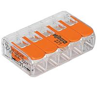 5x Wago Clamp 221-415 32A 450V Terminal de connexion 5-pôle Avec levier