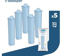 5x Wessper cartouche filtrante alternative pour Jura cafetière Impressa, Ena Giga Classic