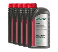5X1 Litre FANFARO 6719 5W-30 Huile Moteur VW 504.00, 507.00