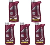 5X1 Litre Original MANNOL Liquide Hydraulique LDS Fluide