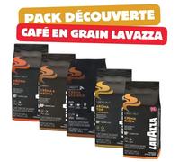 5x1kg - Pack découverte café en grains Lavazza