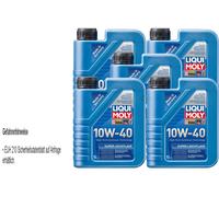 5x1Liter LIQUI MOLY Super Légèreté 10W-40 huile moteur MB 229.1 229.3 VW 505 00